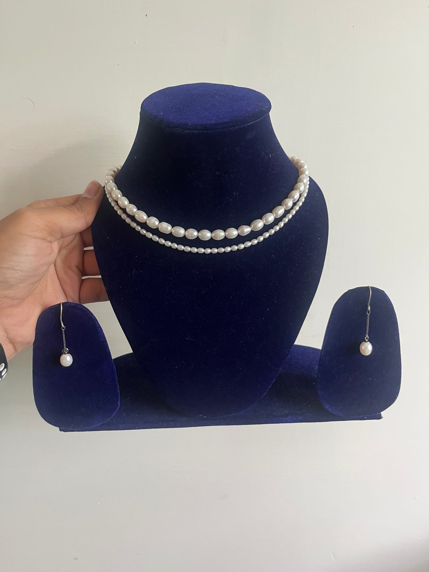 Double Layer Water Pearl Necklace