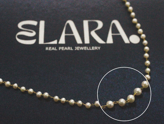 Pearl dew drop necklace