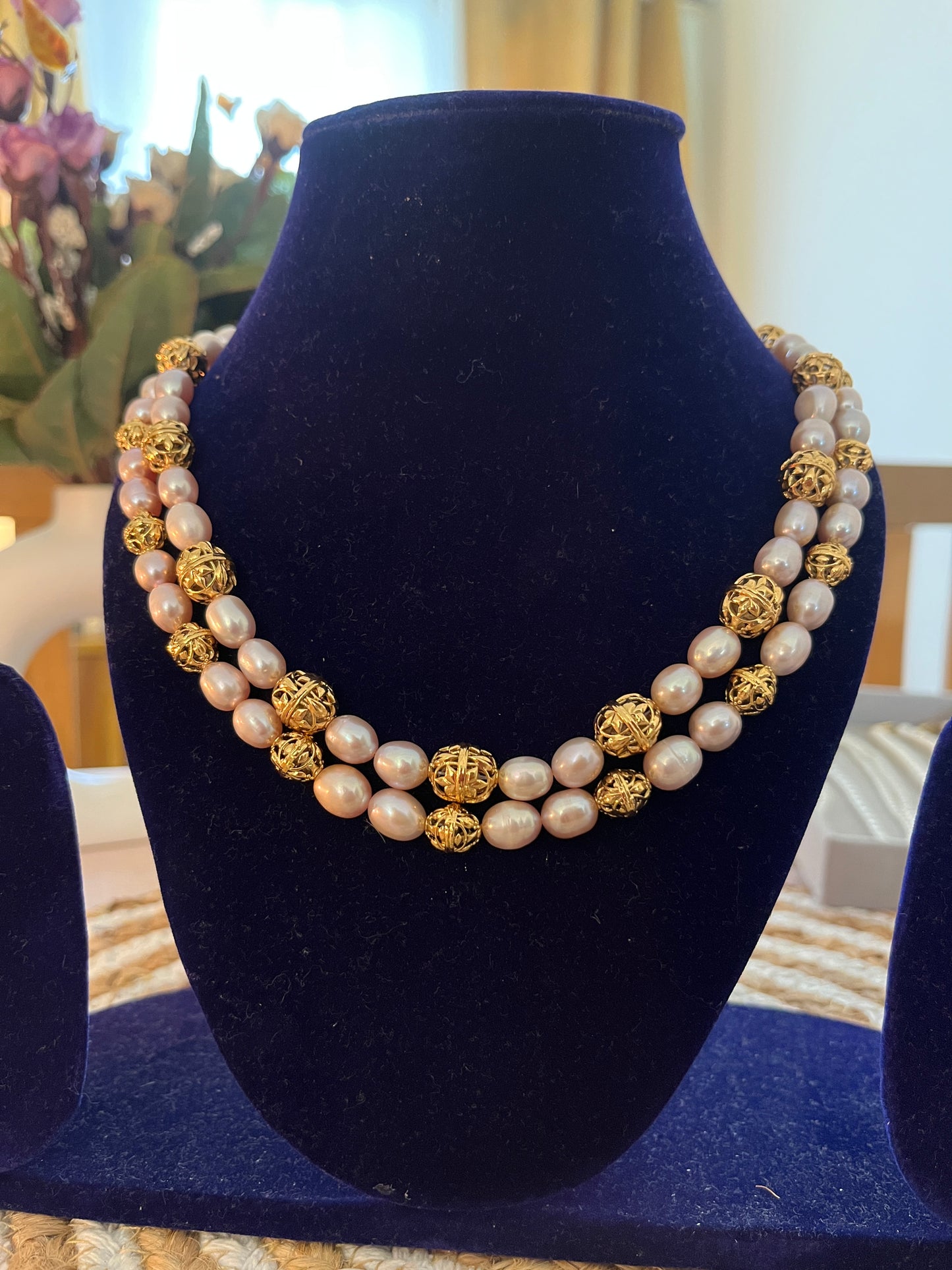 Double Layer Maharani Pearl Necklace