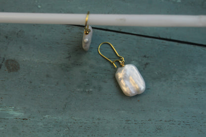 Pearl Stone Drop Earring