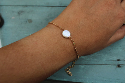 Coin Pearl Bracelet